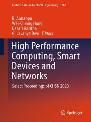 cover image of High Performance Computing, Smart Devices and Networks
